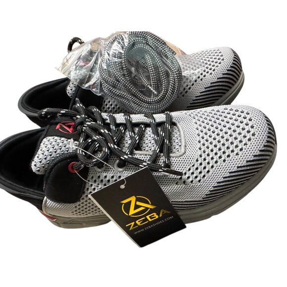 Zeba Steel Onyx Medium Sneakers Grey & Black‎ Mens Size 7.5 - Picture 3 of 15